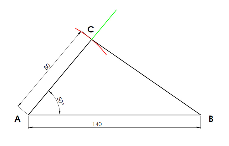 Construct an Equilateral Triangle given one side - Technical Graphics